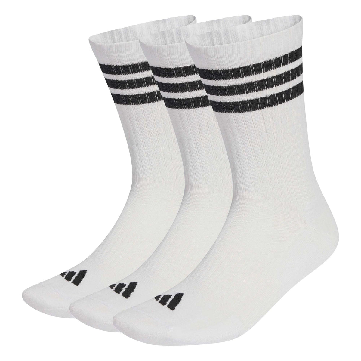 adidas 3-Stripes Cushioned Crew Socks 3 Pair Pack
