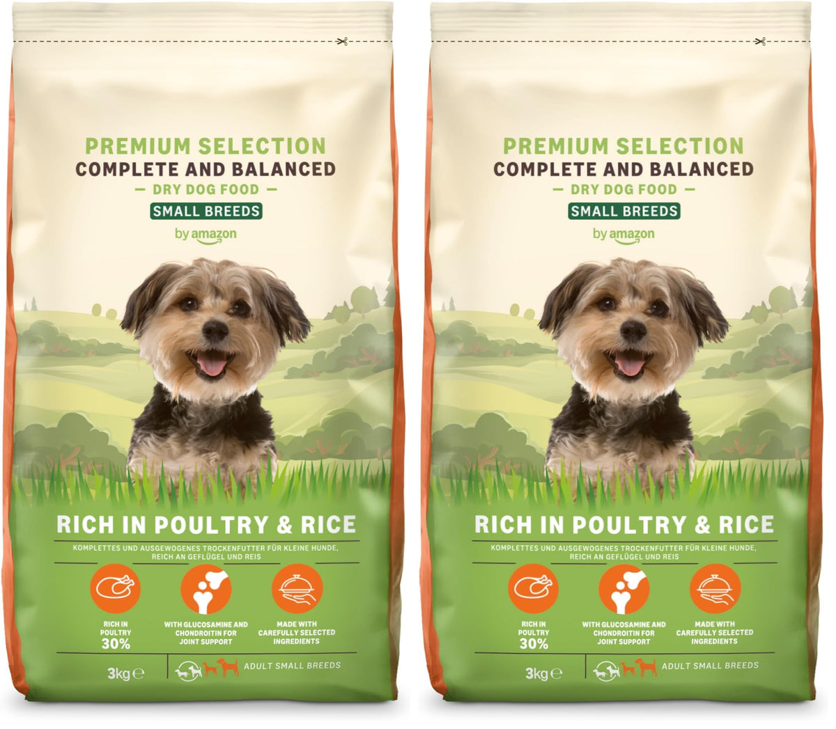 by Amazon Complete Dry Dog Food Rich in Chicken & Rice 3kg