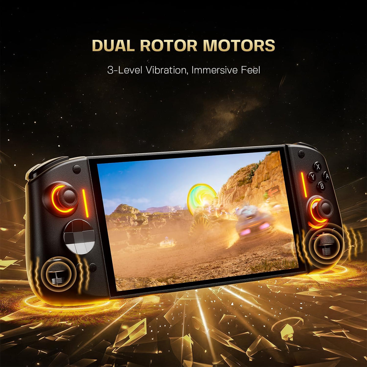 NYXI Hyperion 3 Switch 2 Controller – World's First Third-Party Wireless Controller for Switch 2, 9-Axis Gyro, Hall Effect Joysticks, Full Mechanical Button, Dual Back Button & Adjustable Vibration