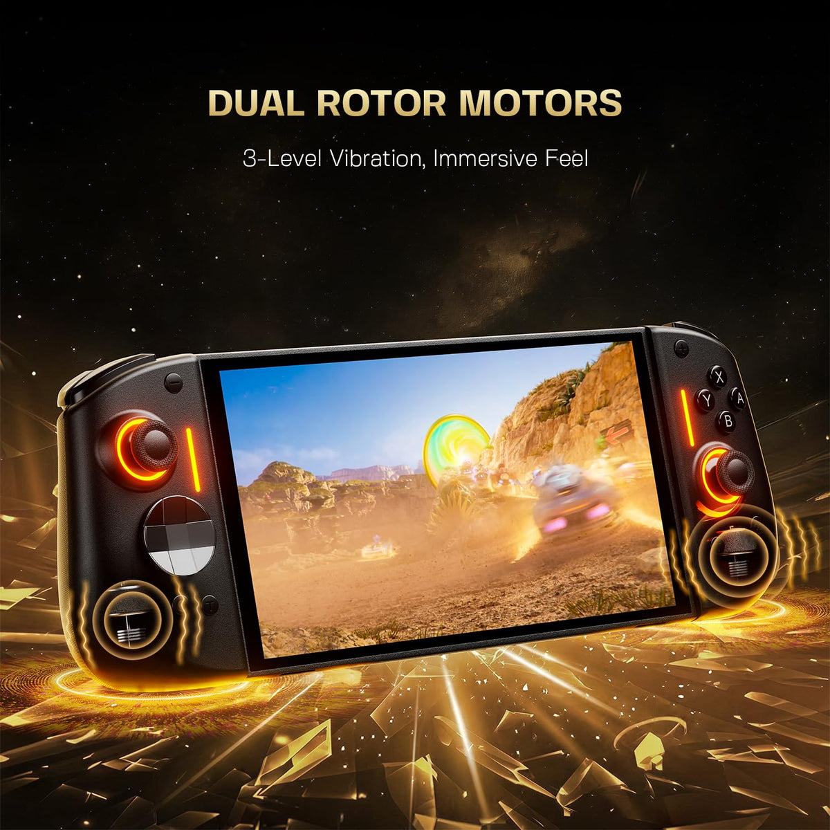 NYXI Hyperion 3 Switch 2 Controller – World's First Third-Party Wireless Controller for Switch 2, 9-Axis Gyro, Hall Effect Joysticks, Full Mechanical Button, Dual Back Button & Adjustable Vibration