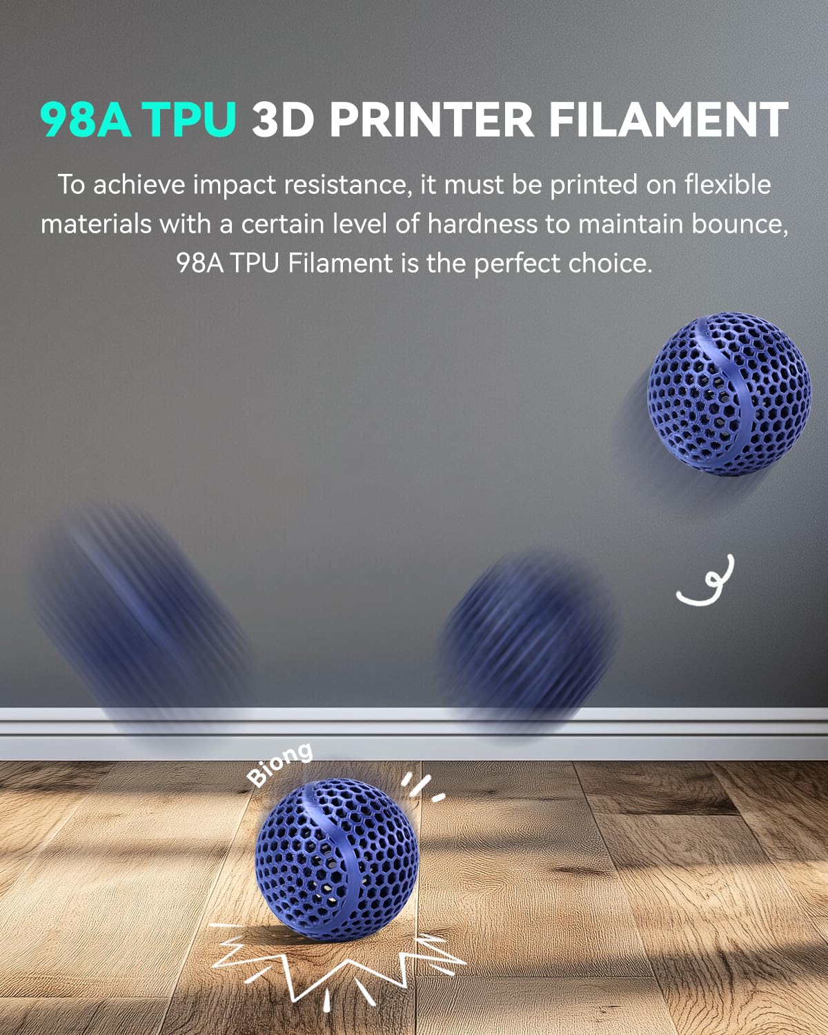 SUNLU Silk PLA+ Filament, Shiny Metallic Silk 3D Filament 1.75mm