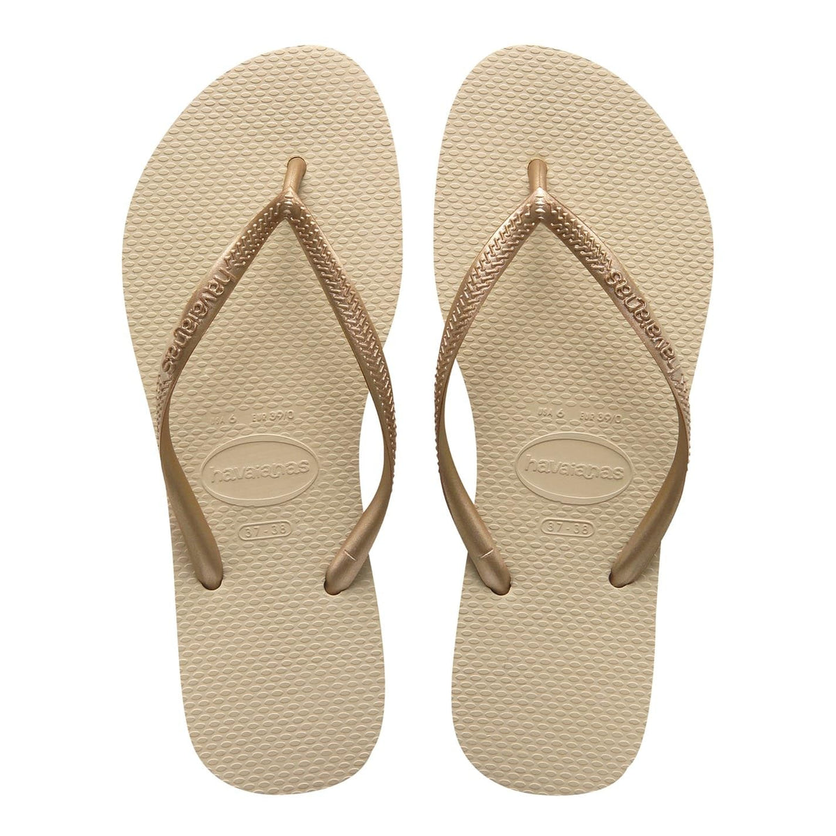 Havaianas - Slim, Stylische, Robuste und Vielseitige Badelatschen für Frauen mit Texturierten Sohlen für Grip und Halt
