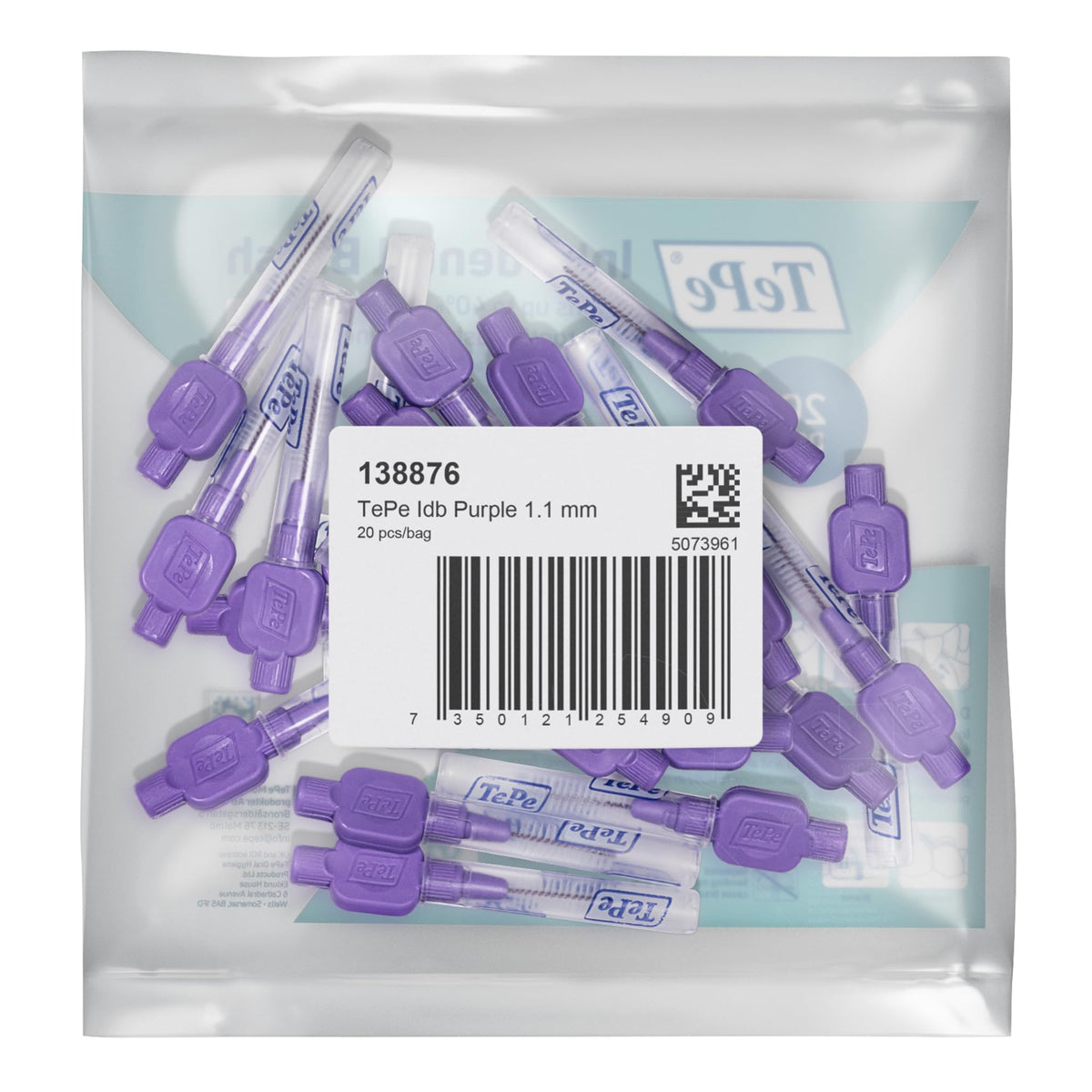TePe Interdental Brush, Original, Yellow, 0.7mm/ISO 4, 8pcs