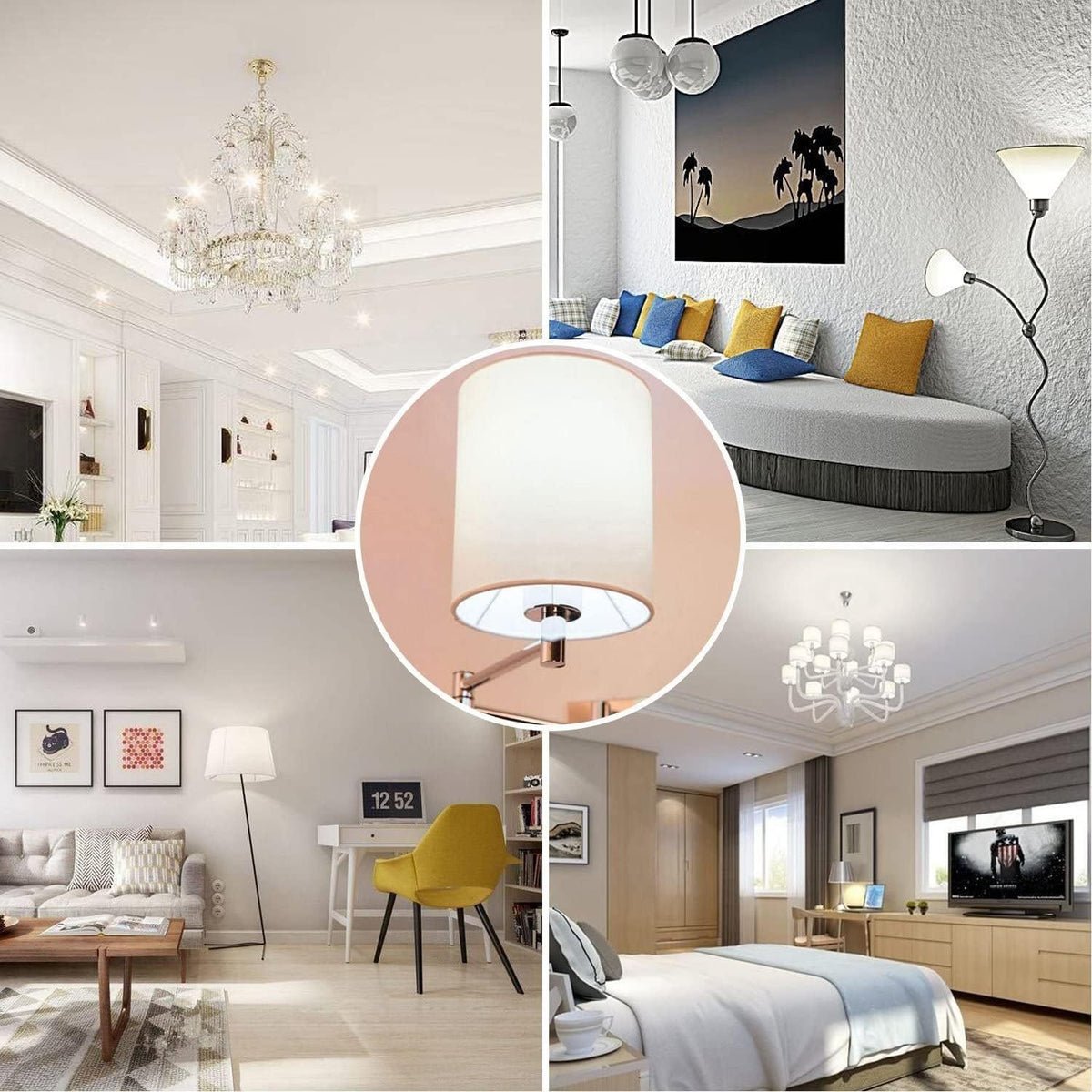 Blaupunkt E14 LED Light Bulb Candle Shape – 10W (Equivalent to 80W - 100W), 820 Lumens, 4000K Neutral White LED – Non‑Dimmable, E14 Screw Base, Energy‑Efficient Home Lighting – Pack of 1