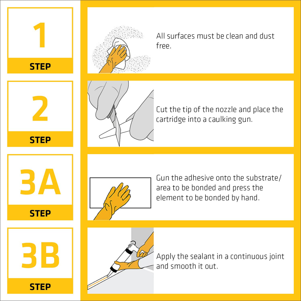 Sika Stixall Extreme Power Sealant And Adhesive, Crystal Clear, 290ml