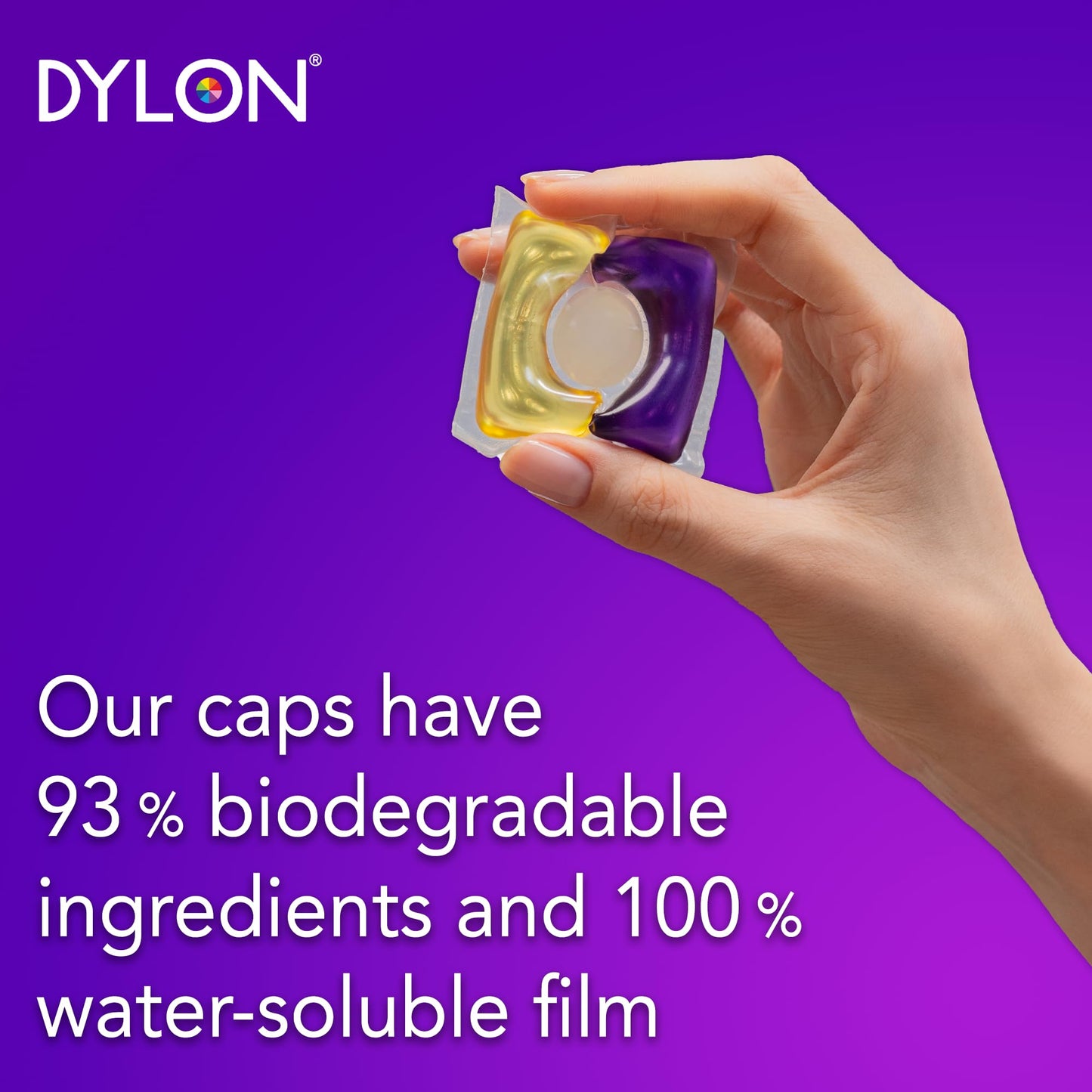 Dylon Colour Caps (40 Loads), for All Coloured Clothes, Laundry Detergent Pods to Protect Colours, Renewing in Every Wash with Optimal Results in 10 Cycles