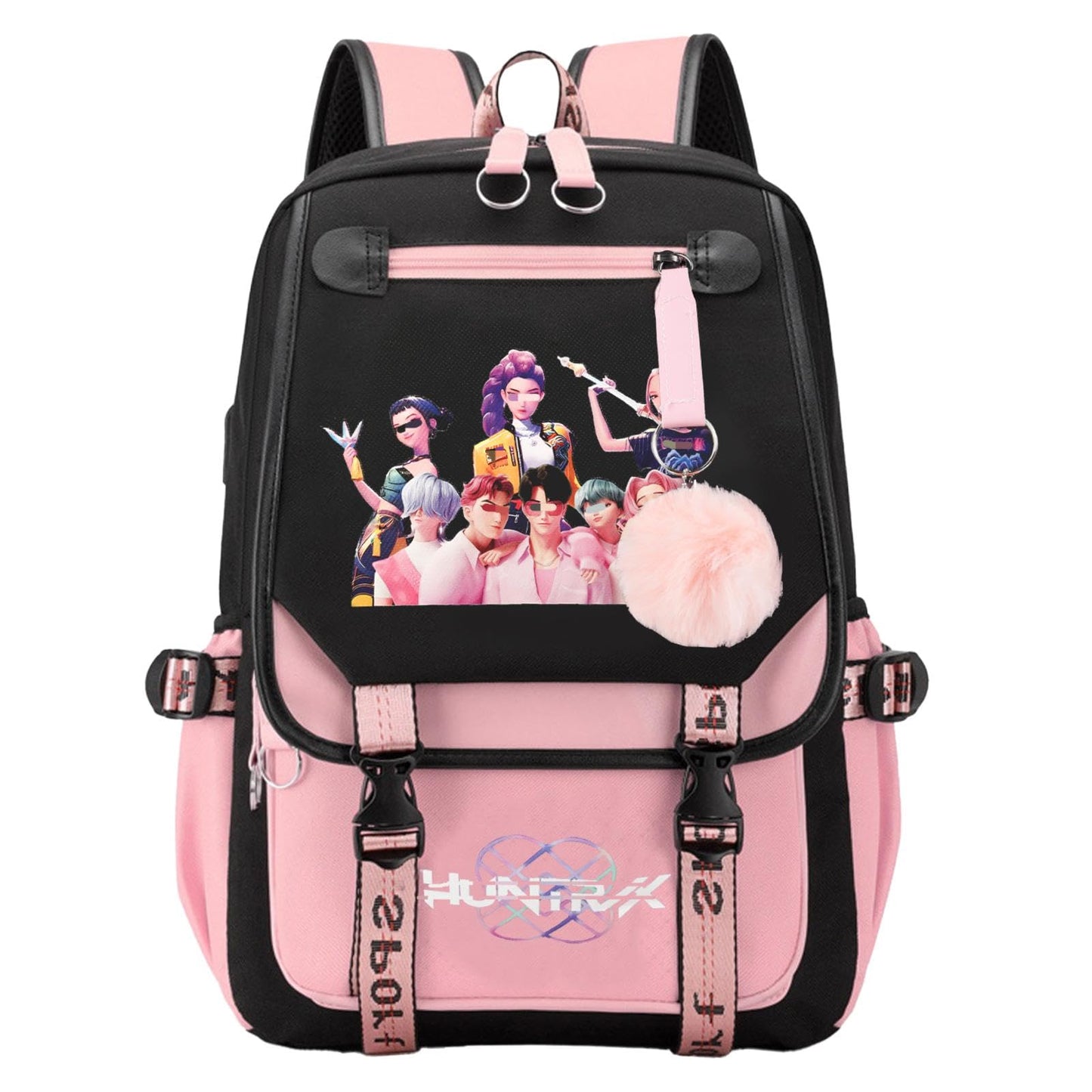 yumcute De-mn Backpack Kids, Teen Game School Bags, Children Primary Schoolbag, Children's School Backpack, 17 Inch Large Capacity Travel Rucksack Waterproof Boys Girls Book Bags for Aged 3-12 Years