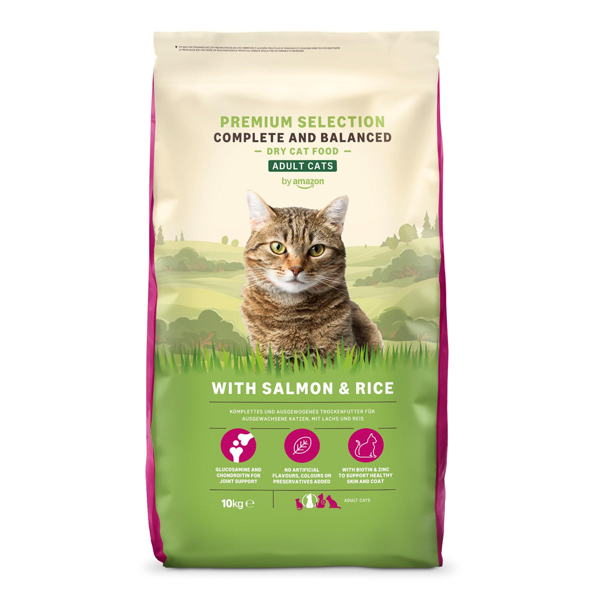by Amazon Complete Dry Cat Food Rich in Chicken & Rice for Adult Cats, 1 Pack of 3 kg (Previously a Lifelong brand, same product)
