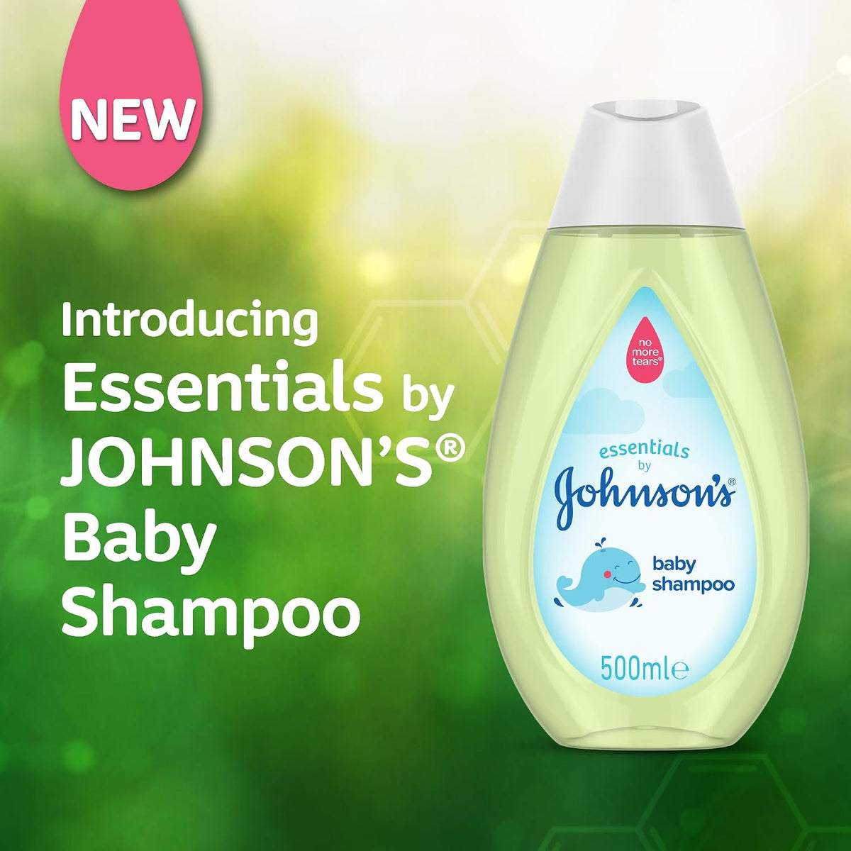 Johnson’s Baby Shampoo 500ml (Pack of 1) NO MORE TEARS®
