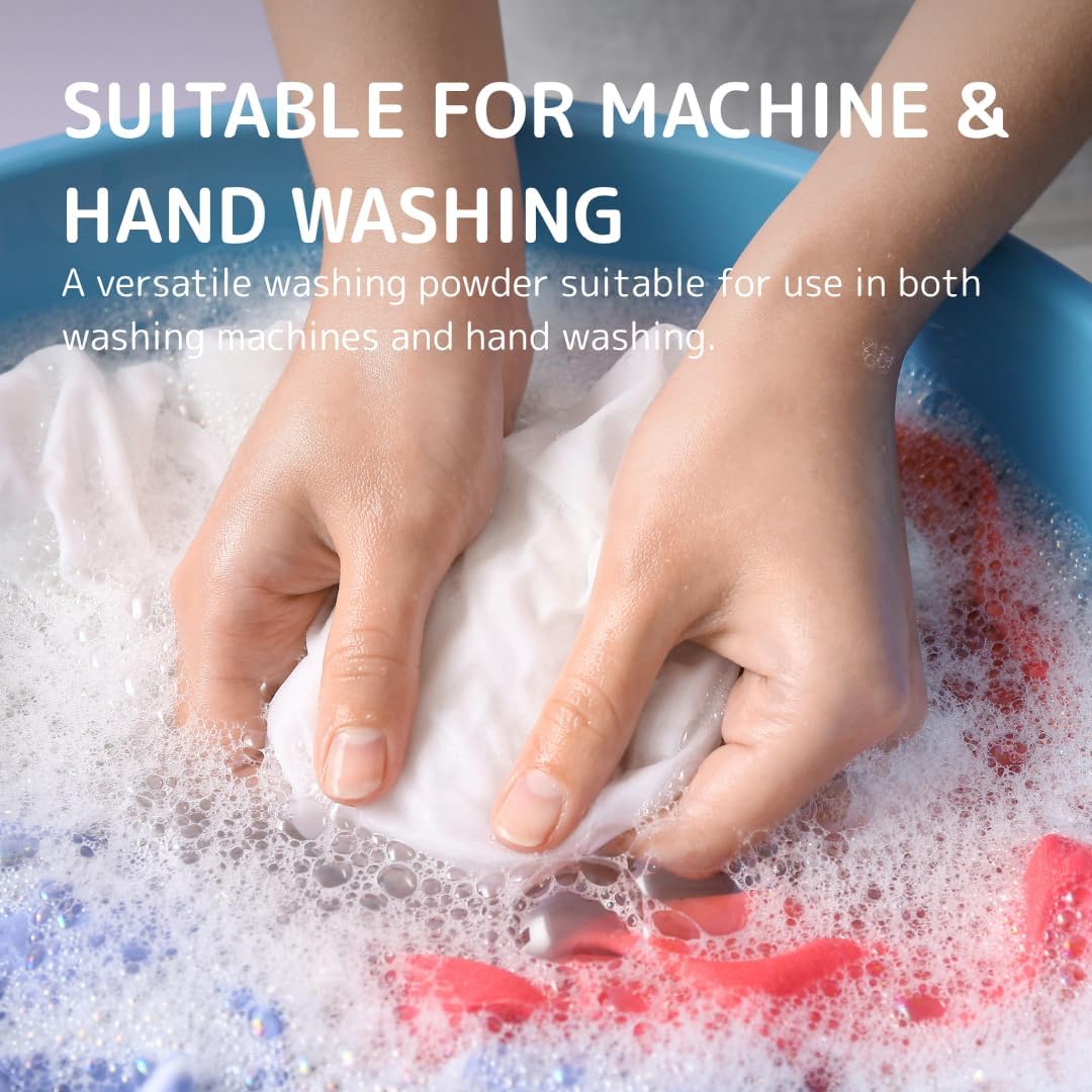 ABENA Washing Powder |5 kg| Jumbo Pack of Non scented Washing Detergent for light coloured clothing, Laundry Powder that's gentle on even the most sensitive skin.