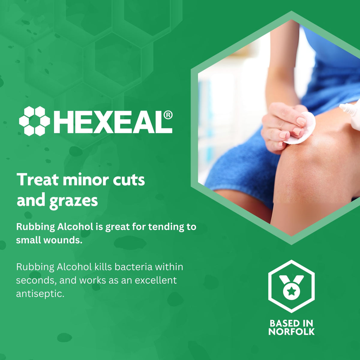 Hexeal 70% Rubbing Alcohol 1L – Cleaning Fluid & Disinfectant