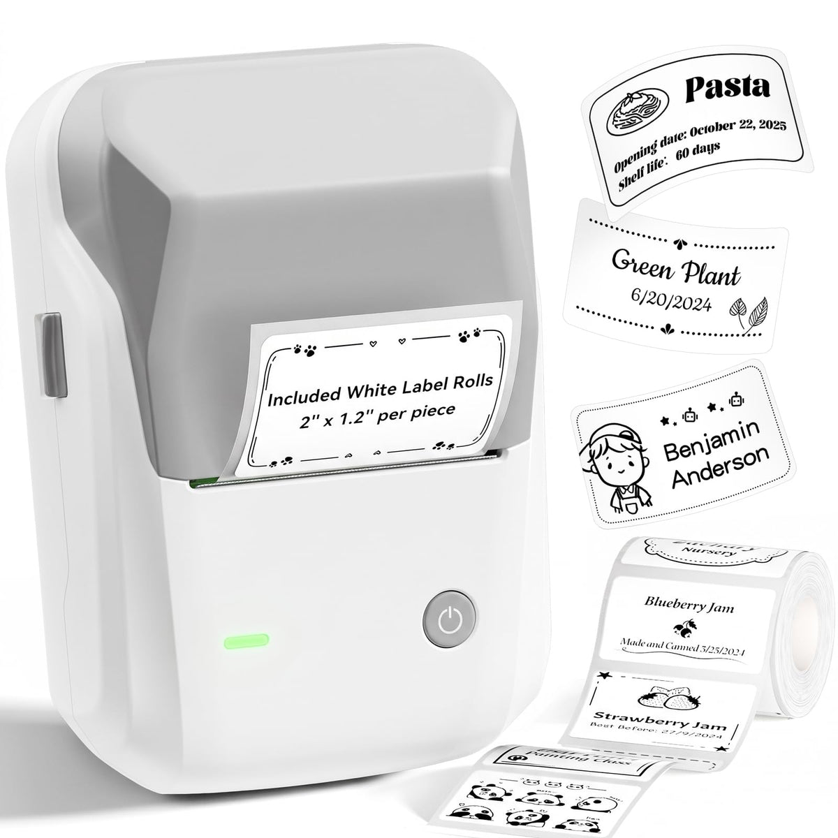 NIIMBOT B1 2-Inch Label Maker, Portable Thermal Printer for Small Business