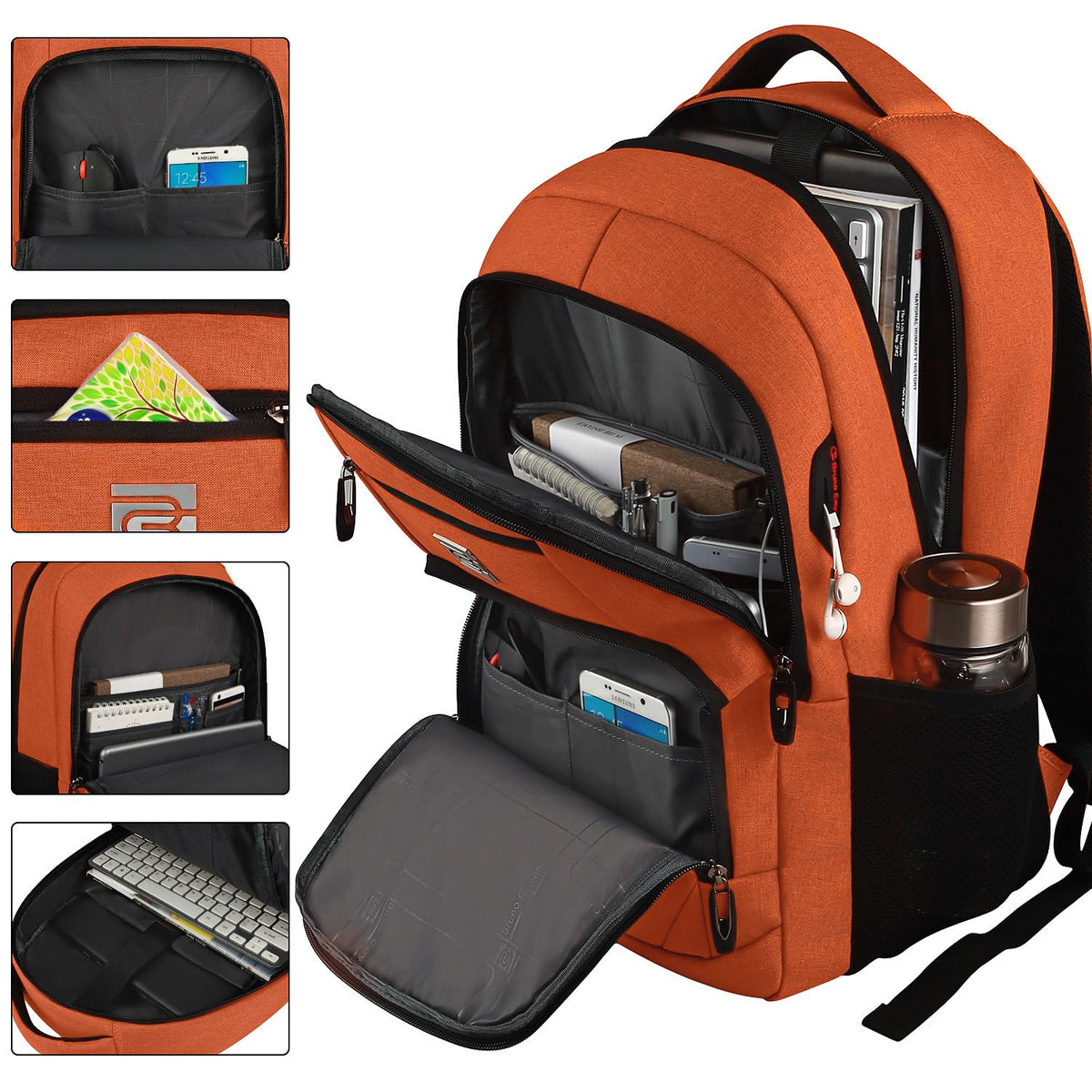 KASIBON Laptop Backpack for Men, Anti-Theft Travel Backpack Business