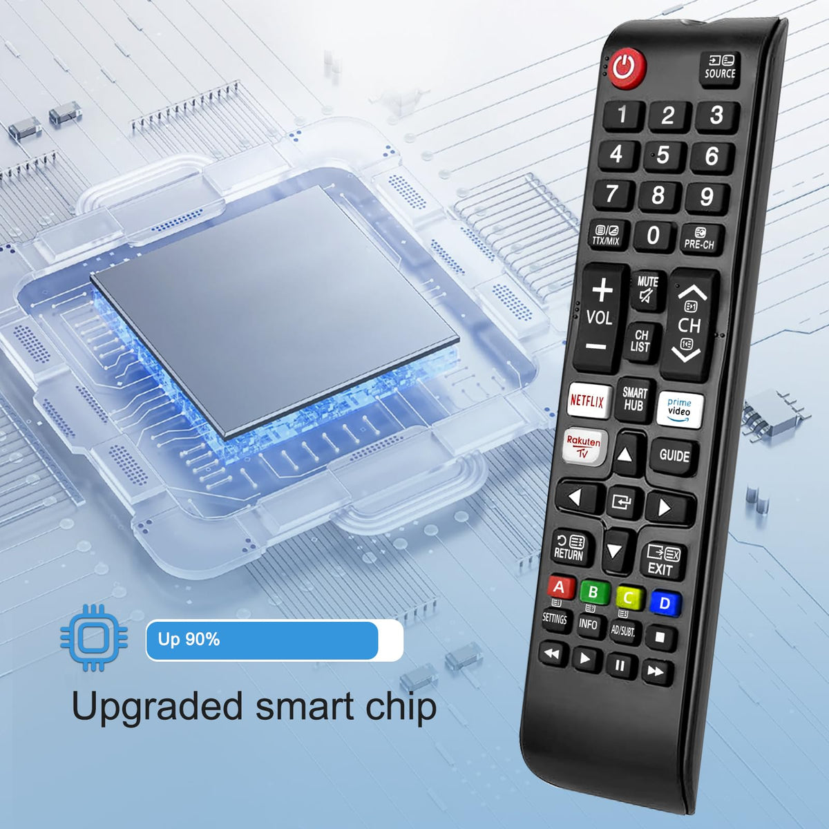 Universal Remote for LG TV Remote Control (All Models) Compatible with All L G LED OLED LCD UHD HDTV HDR Webos 4K 8K Smart TV with Netflix,Video,L G Channels Button,Disney Plus