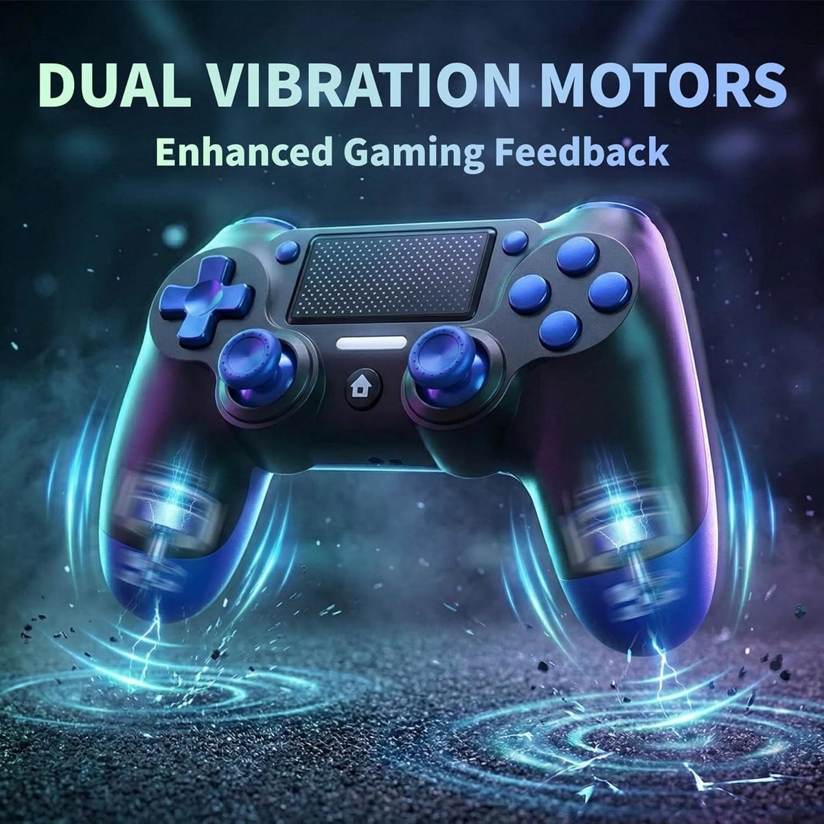 BJXOZ Wireless Controller for PS4 Controller, Gamepad with USB-C Port