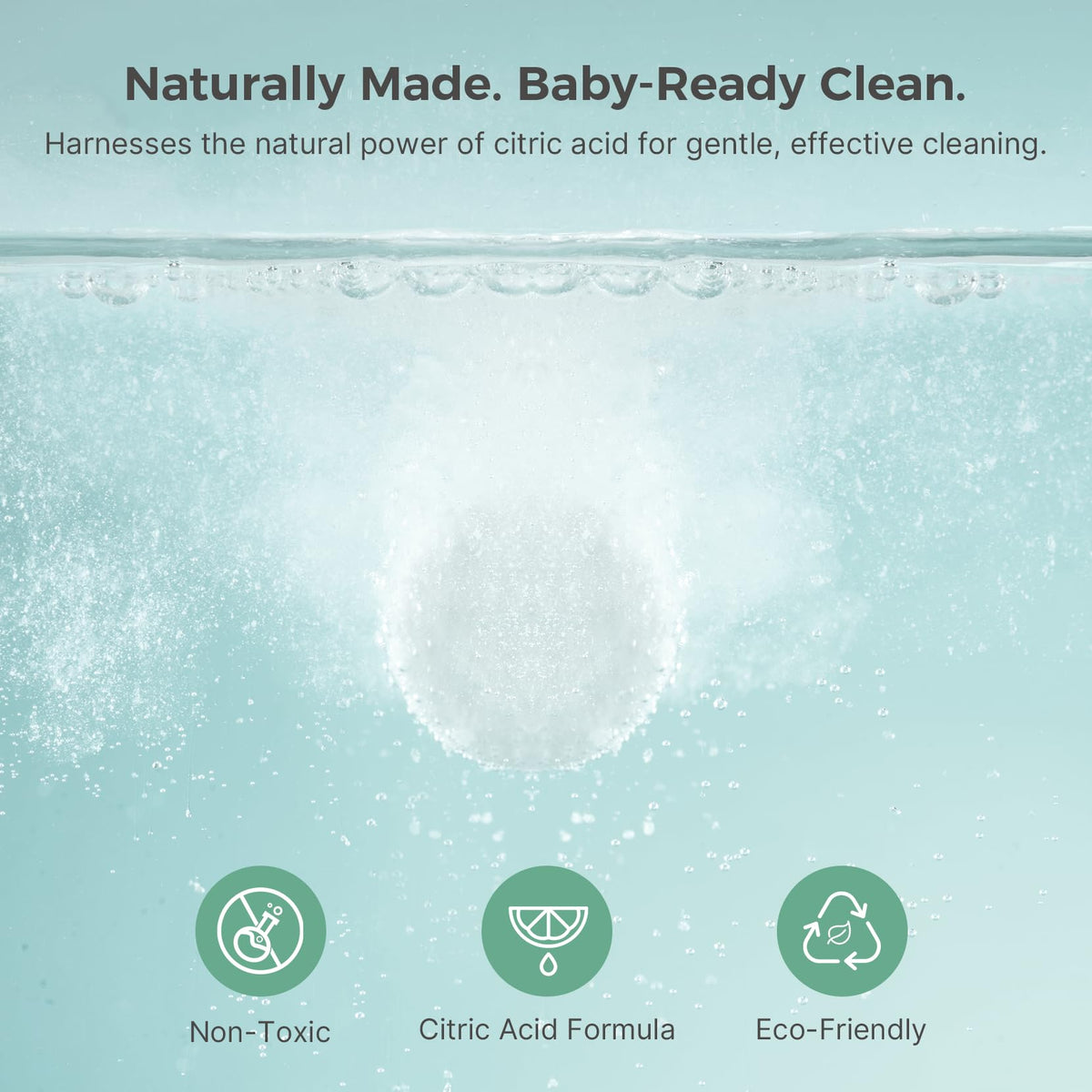 Momcozy Official Washing Block for KleanPal Pro Baby Bottle Washer, 120 Pcs