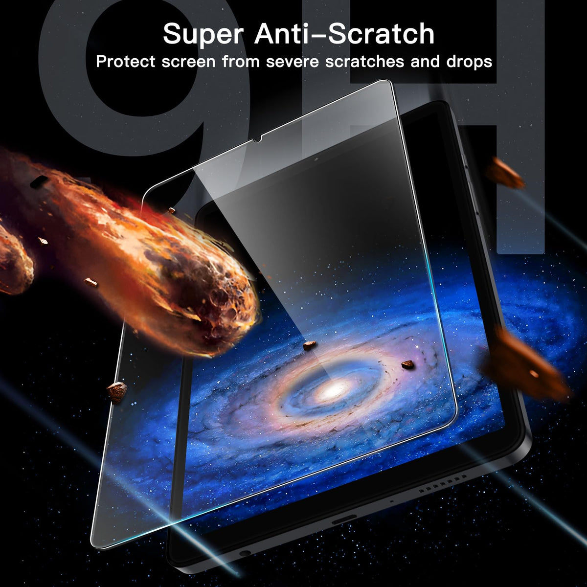 JETech Screen Protector for Galaxy Tab S10 Lite/S10 FE/S9 FE/S9, 2-Pack