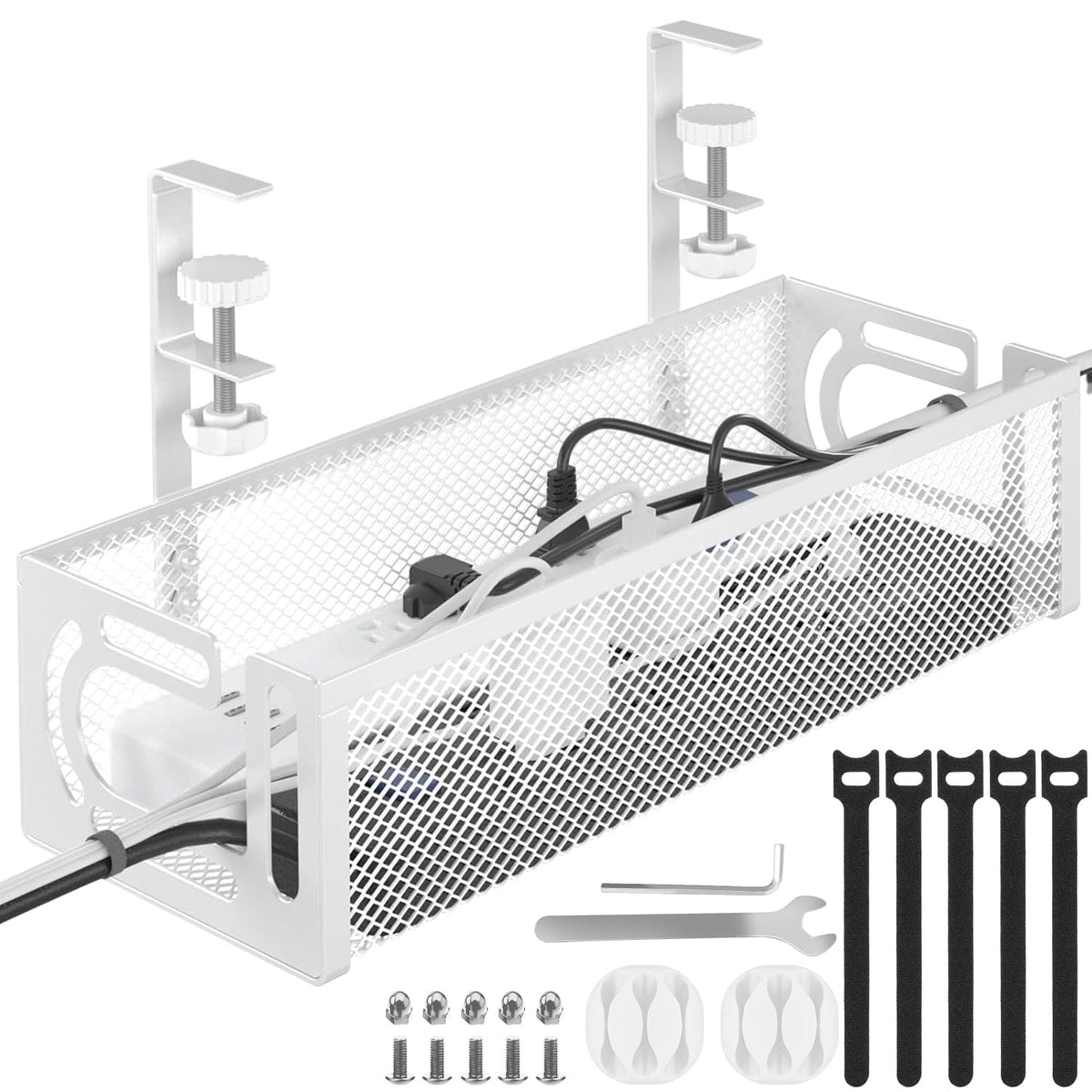 Cable Management, Under Desk Cable Management, Desk Cable Tidy