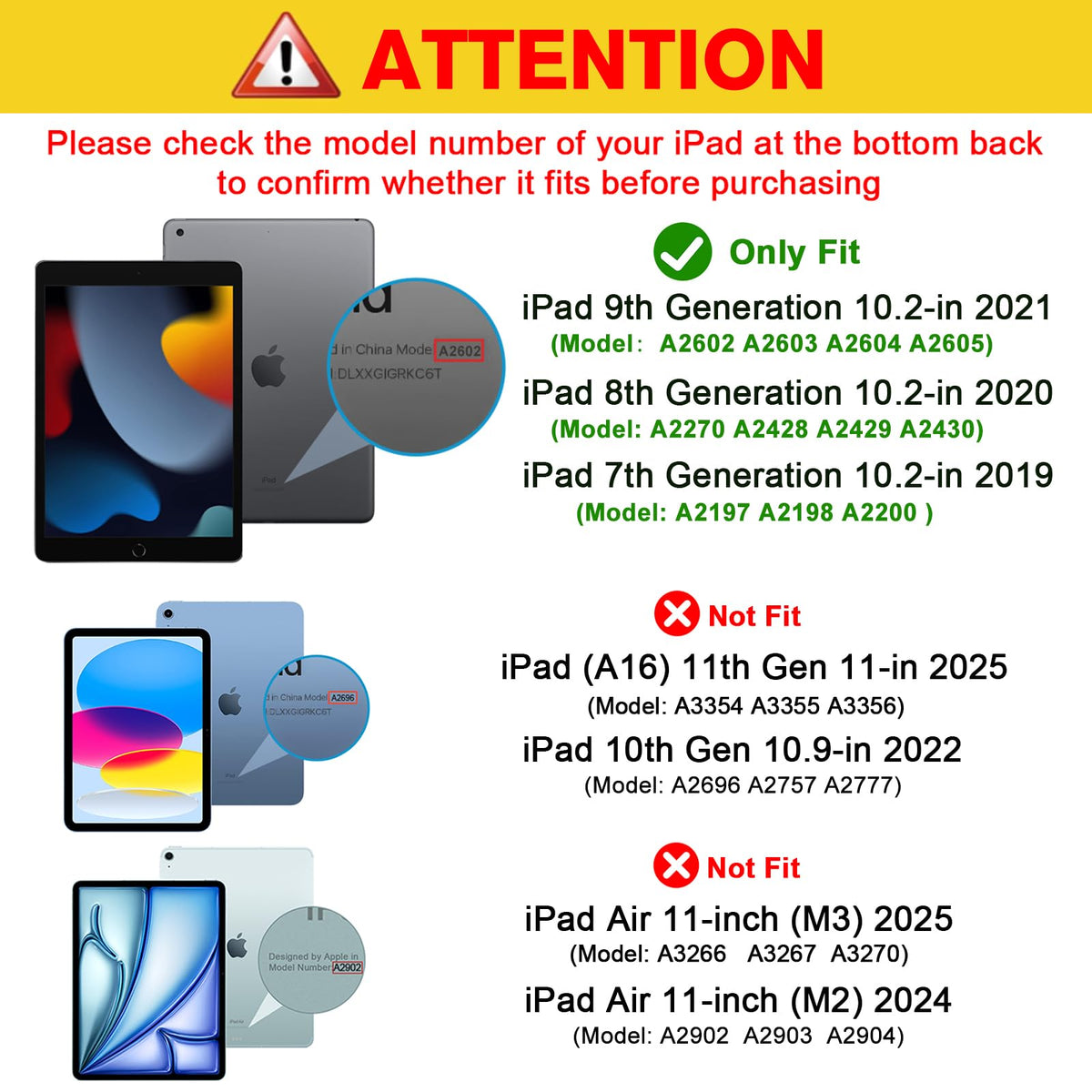 ProCase for iPad 9th/ 8th/ 7th Generation Case 10.2 Inch (Navy)
