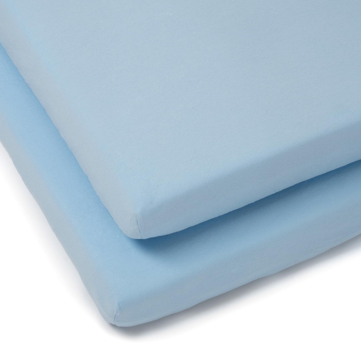 Clair de Lune 2 Pack Jersey Cotton Cot Bed Sheets 70 x 140 cm (Pink)