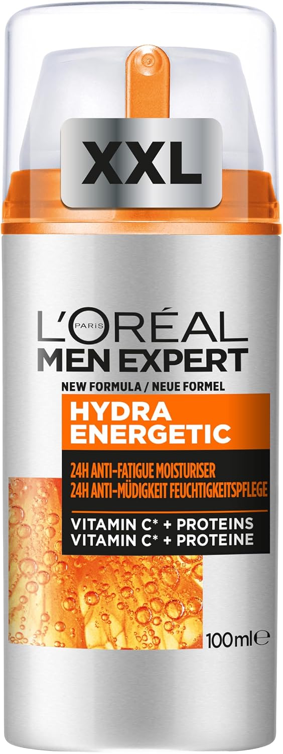 L'Oréal Men Expert Hydra Energetic XXL Moisturiser, 24Hour Hydration 100ml