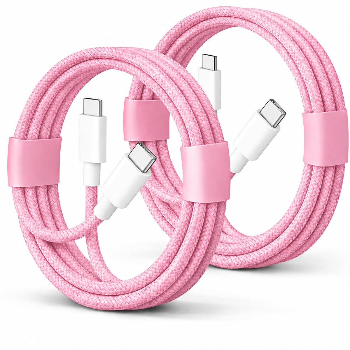 2 Pack 60W USB-C to C Fast Charging Charger Cable For iPhone 18 Pro Max 17e