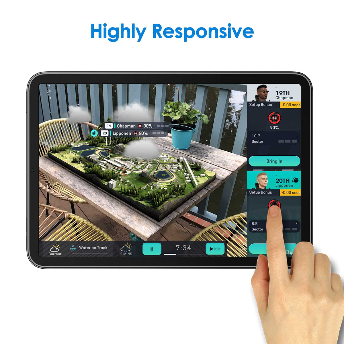 JETech Screen Protector for iPad (A16) 11th/10th Gen, 2-Pack