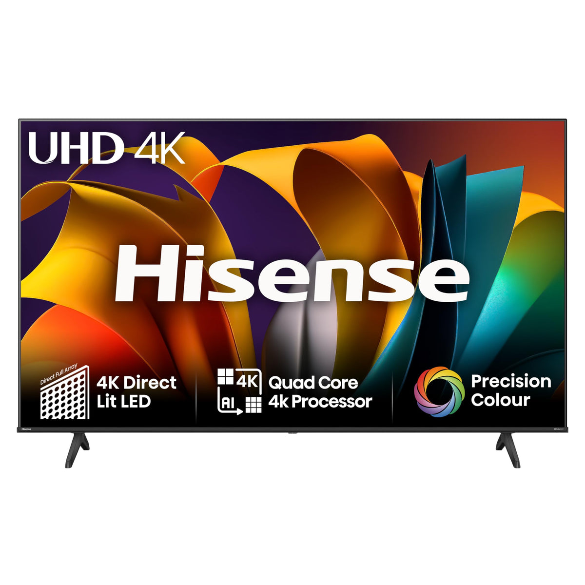 Hisense 50 Inch 50E6QTUK 4K Ultra HD Smart AI TV