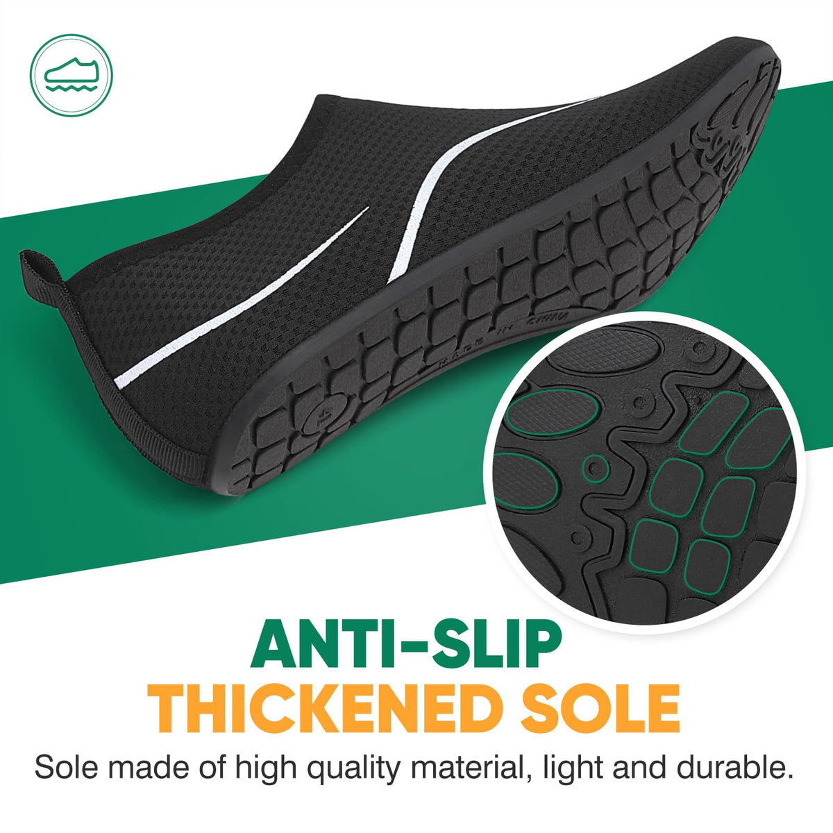 Water Shoes for Women Men Beach Quick-Dry Swim Aqua Socks Breathable Barefoot Shoes for Beach Surfing Driving Pool Yoga