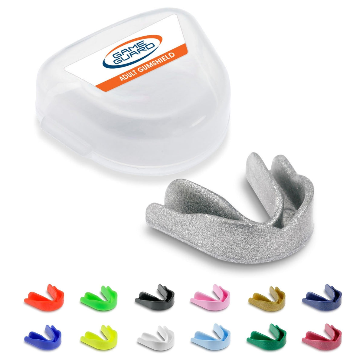 GAME GUARD Sports Mouthguard – Easy Fit Boil & Bite Gum Shield for Kids/Junior (Age 8+) – Mouth Guard for Rugby, Hockey, GAA – Ideal for Schools and Clubs (Baby Pink)