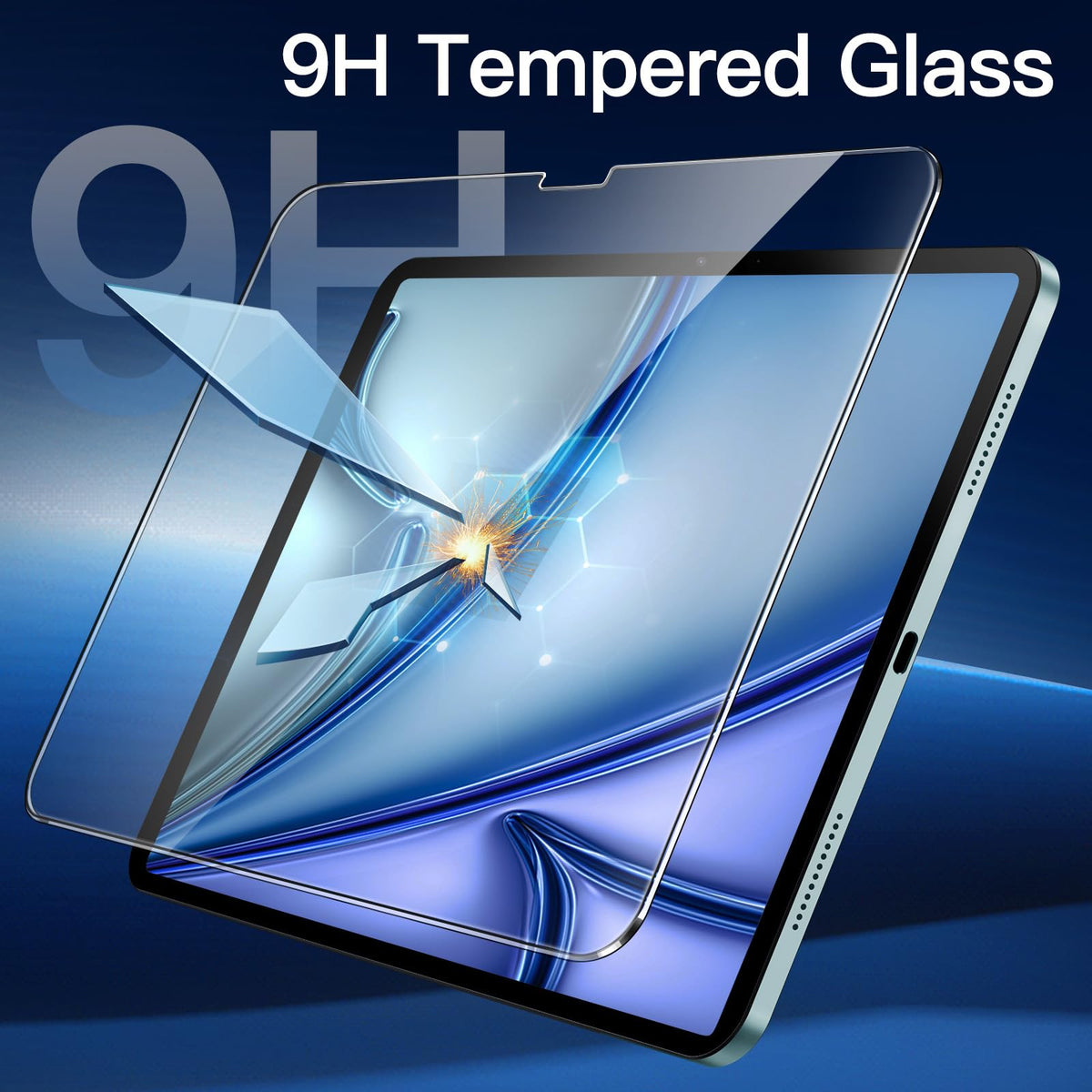 JETech Screen Protector for iPad (A16) 11th/10th Gen, 2-Pack
