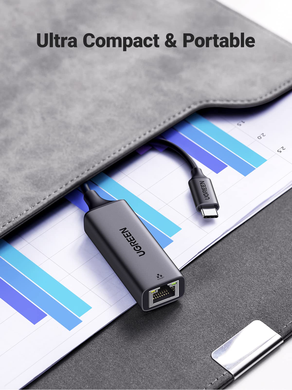 UGREEN USB C to Ethernet Adapter, Gigabit Wired Network Adapter