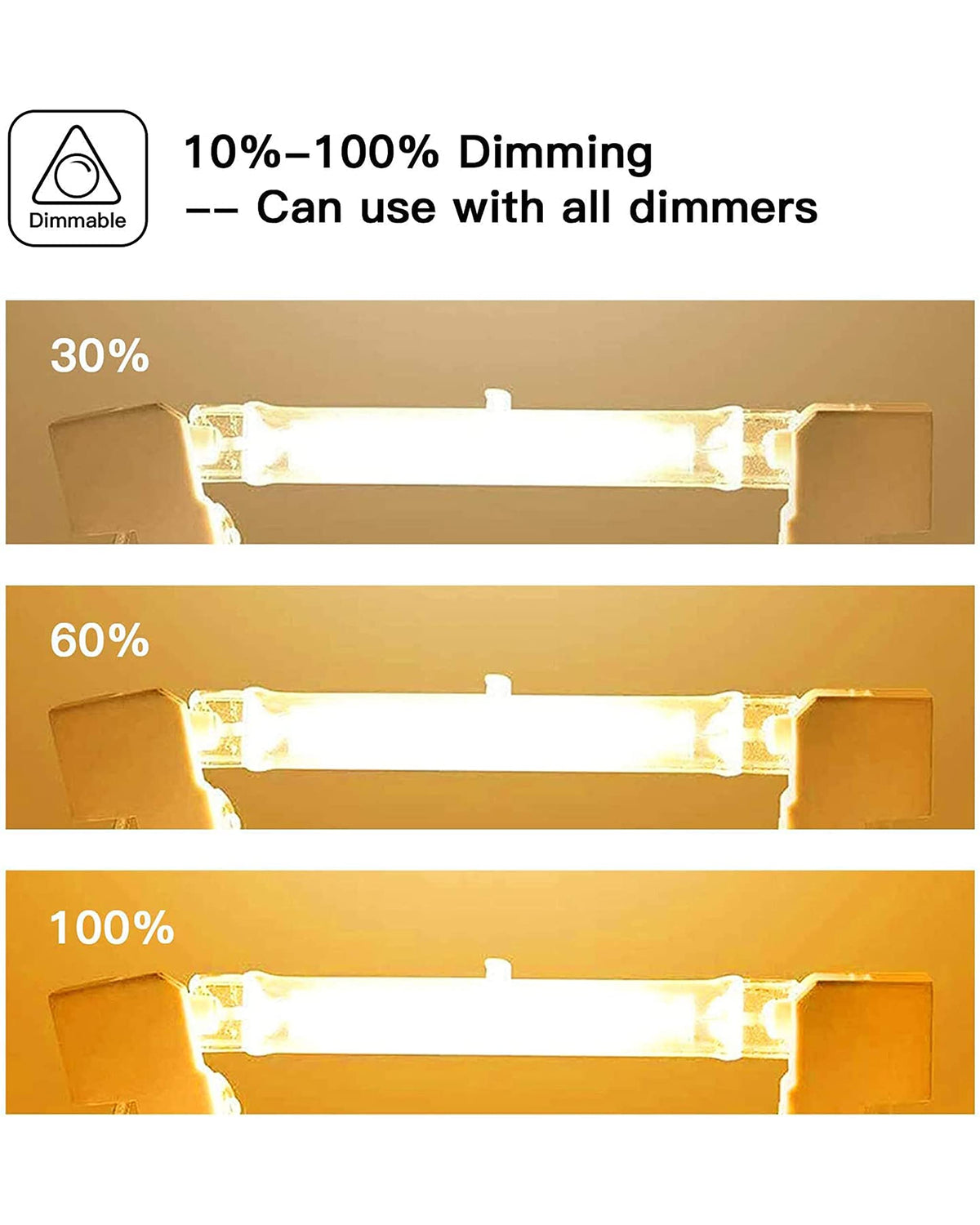 r7s Halogen Light Bulbs 78mm 150w