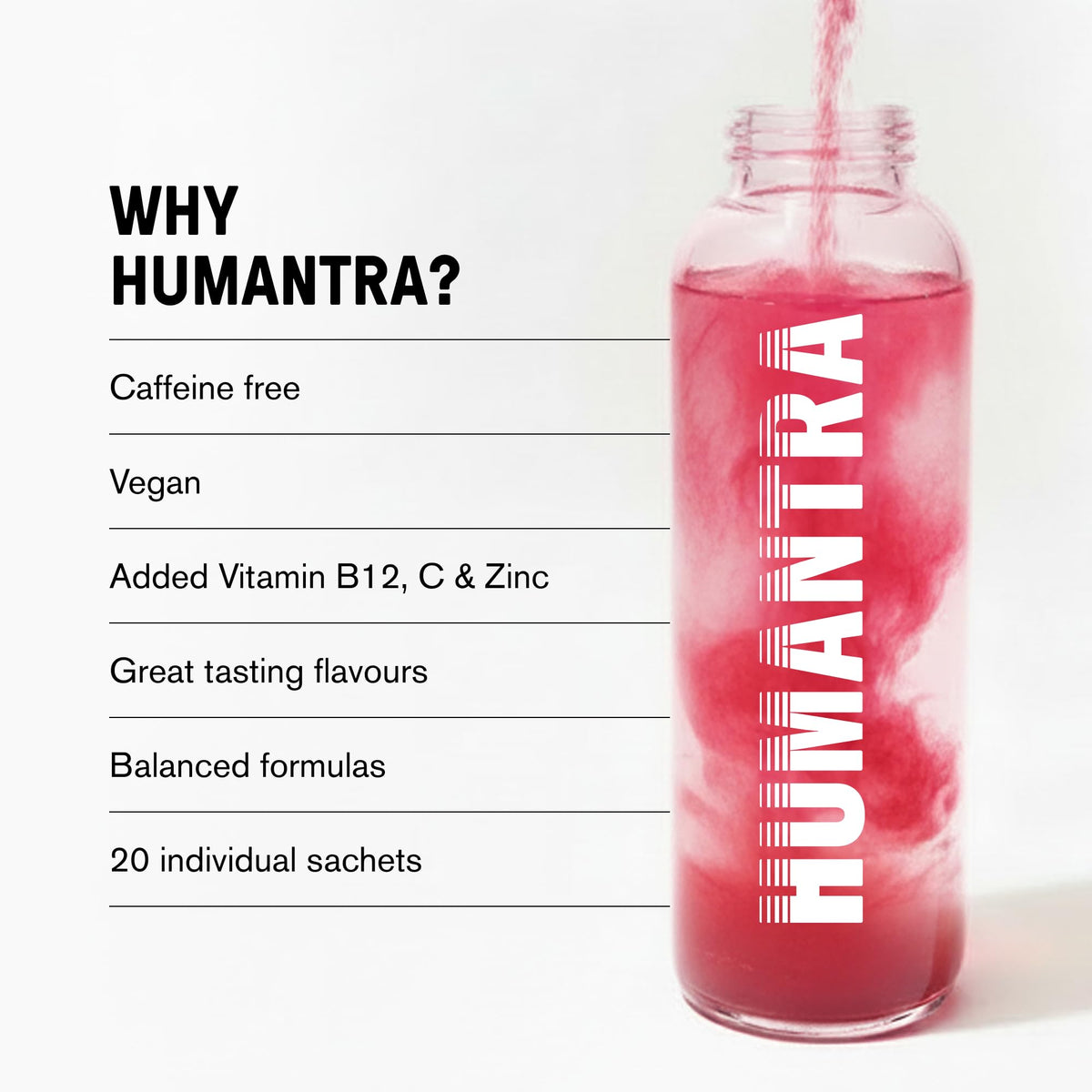 Humantra Electrolytes Powder Hydration Sachets - Himalayan Lime, 20ct