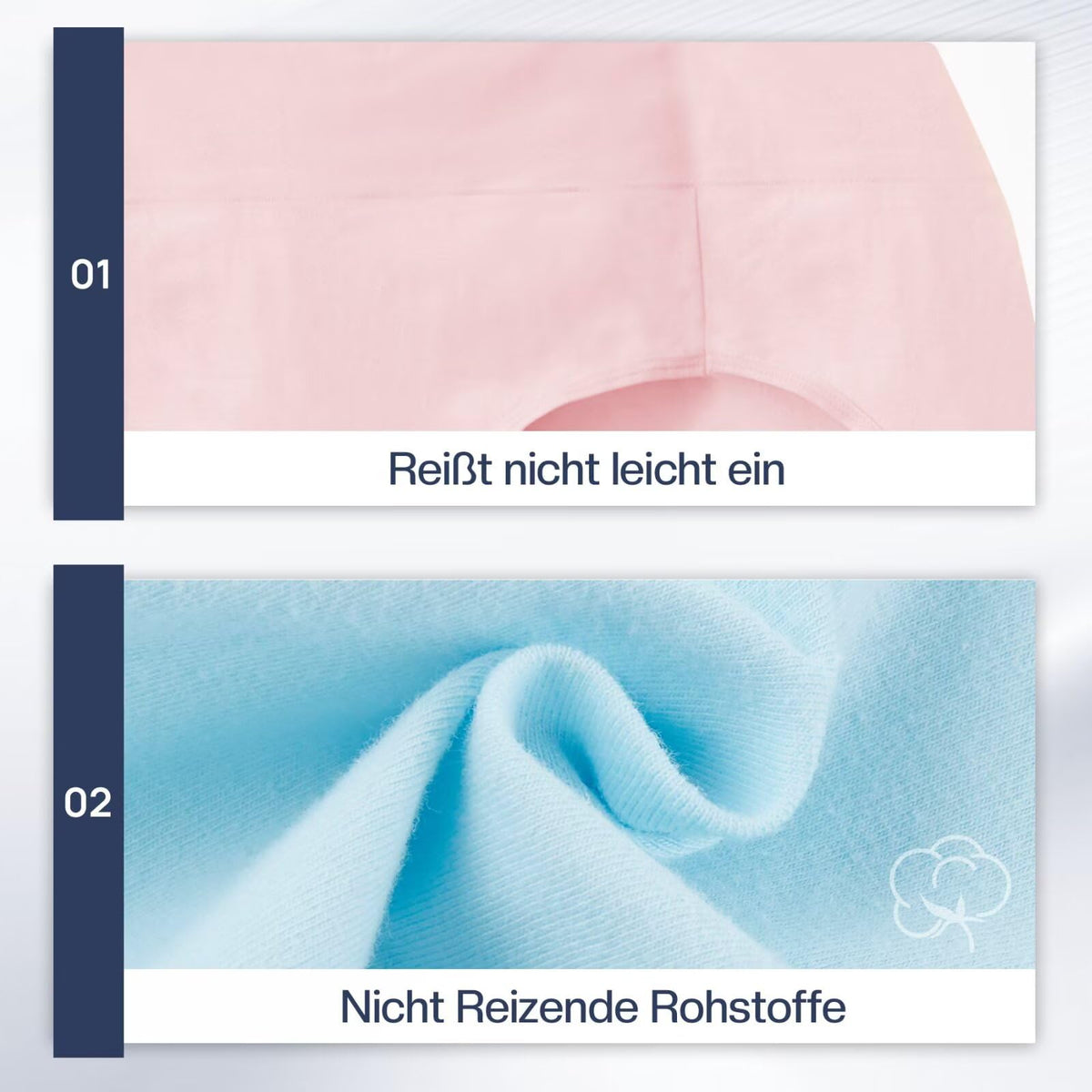 Underwear Women High Waisted Knickers for Women 5 Pack Full Briefs