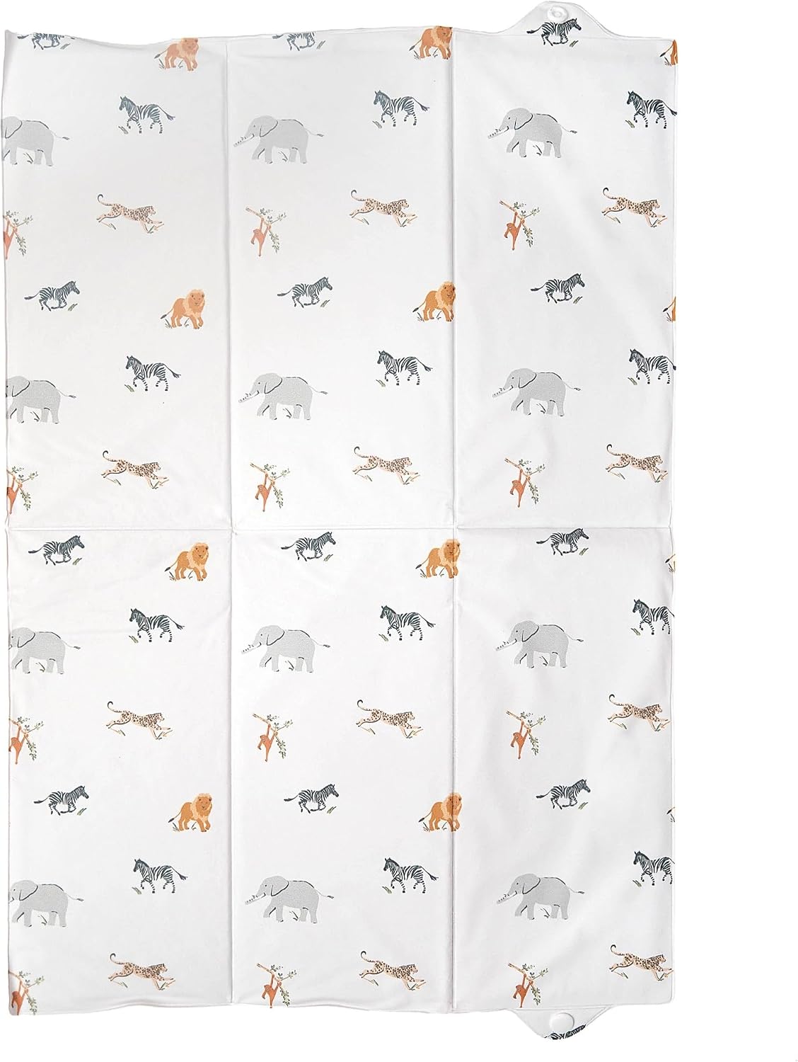 Clair de Lune Jungle Dream Foldable Changing Mat, Easy Clean Soft Water Resistant Travel Pad 60 x 34 cm