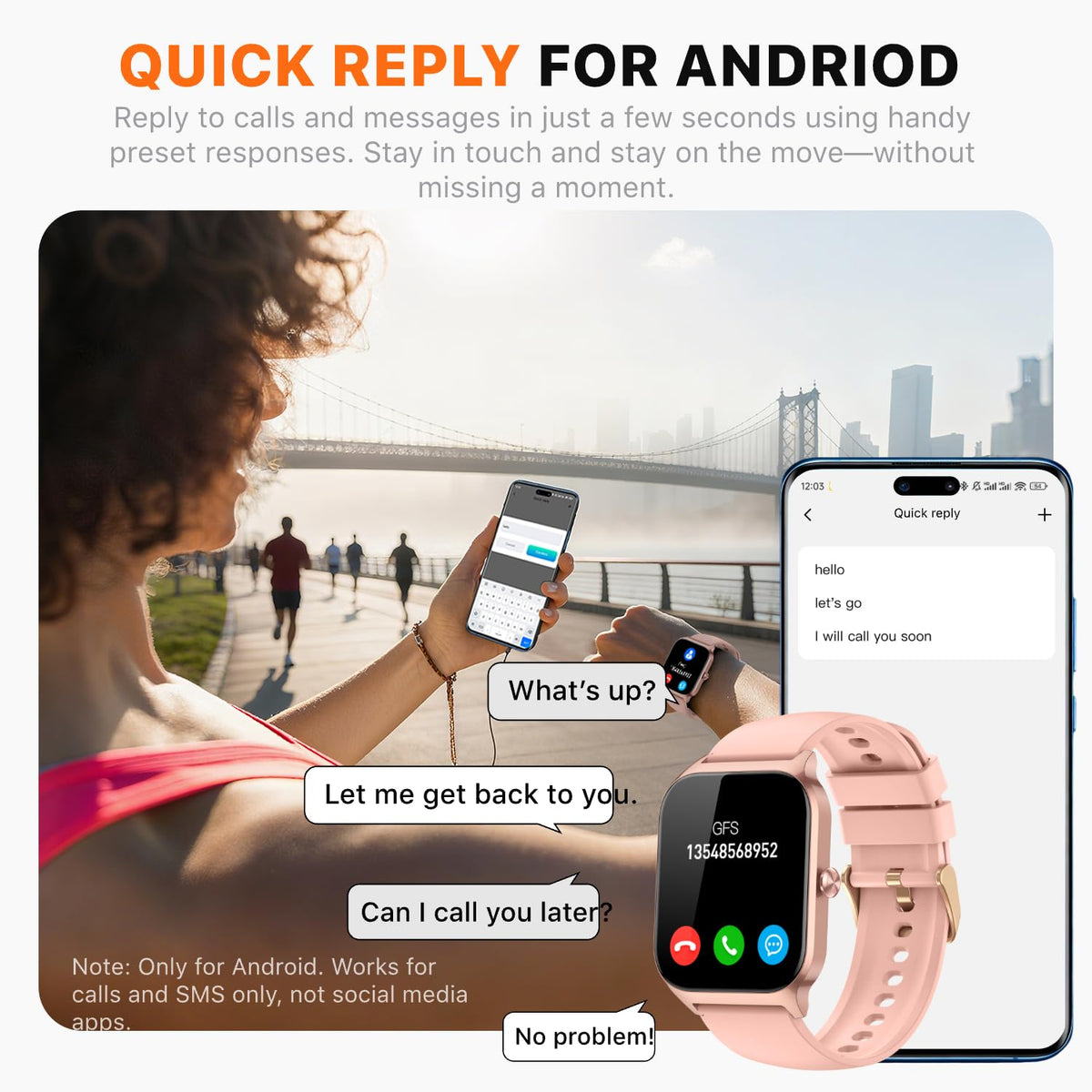 Smart Watch for Women Men - Answer/Make Call, Fitness Tracker Smartwatch for Android iPhone Compatible, Sleep Female Cycle, 120+ Sports Modes Step Counter (Blue, 2 Straps)