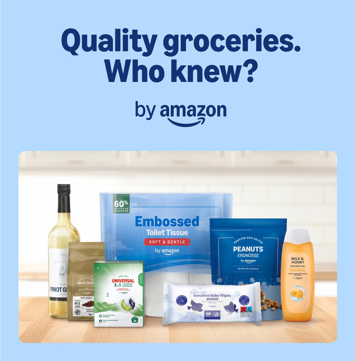by Amazon Complete Wet Food for Adult Dogs, Meat Selection in Gravy, 4.8 kg (48 pouches of 100g)