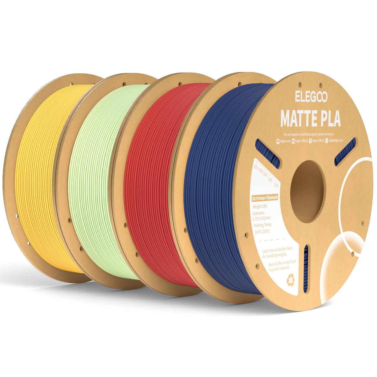 ELEGOO Matte PLA 3D Printer Filament Lavender Purple 1KG 1.75mm