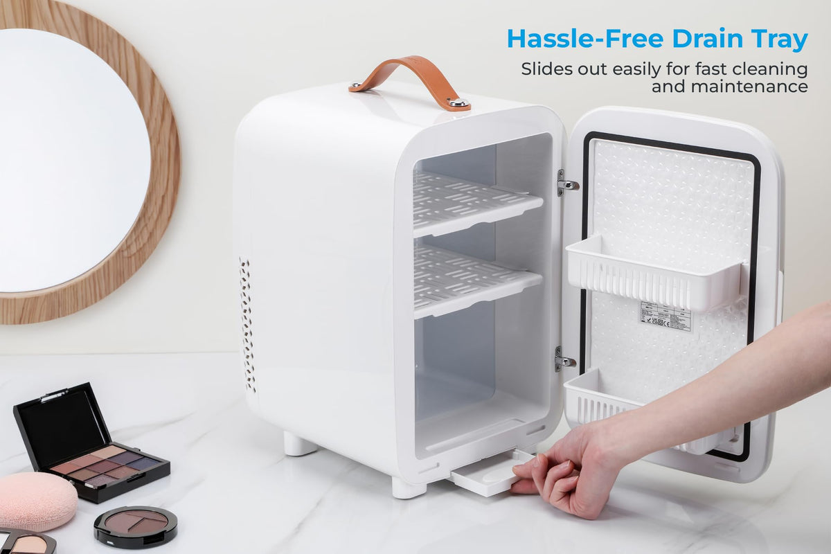 Subcold Pro4 Mini Fridge 4L, Quiet Small Fridge for Bedroom, AC & USB