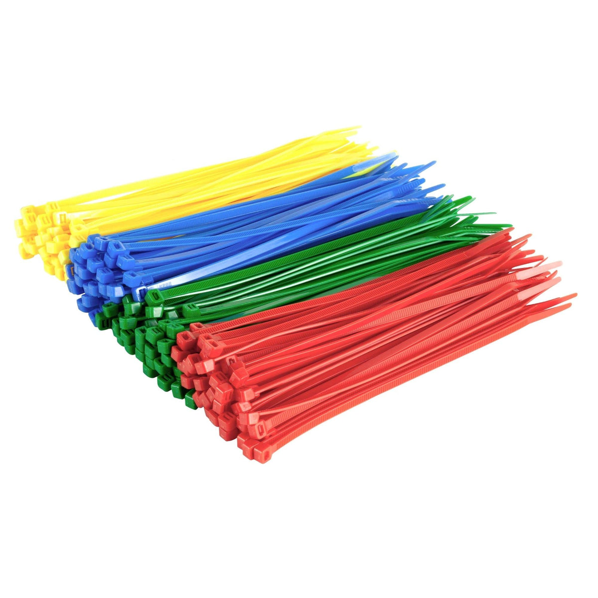 Gocableties Small Silver Cable Ties, 100mm x 2.5mm, Pack of 100, 4” Premium Nylon Zip Ties, Plastic Tie Wraps, Secure Self-Locking Mechanism, for Home, Garden, Office and DIY