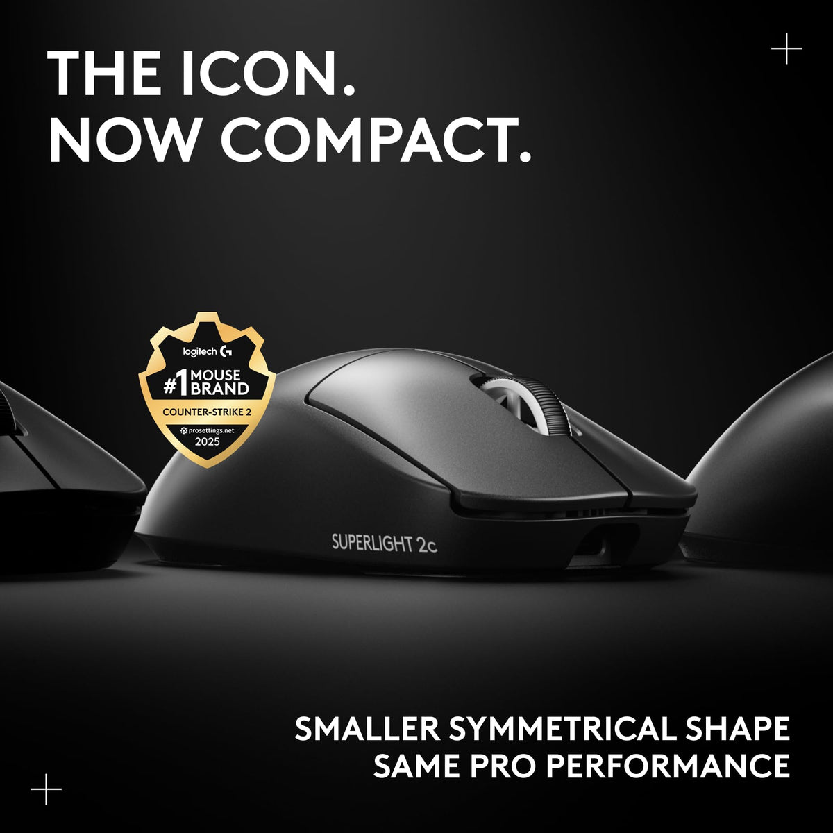 Logitech G PRO X SUPERLIGHT 2 SE Wireless Gaming Mouse, 60 g pro-grade mouse with 5 programmable buttons, 44K DPI sensor, 888+ IPS, 1 kHz report rate, USB-C charging for PC/Mac - Black