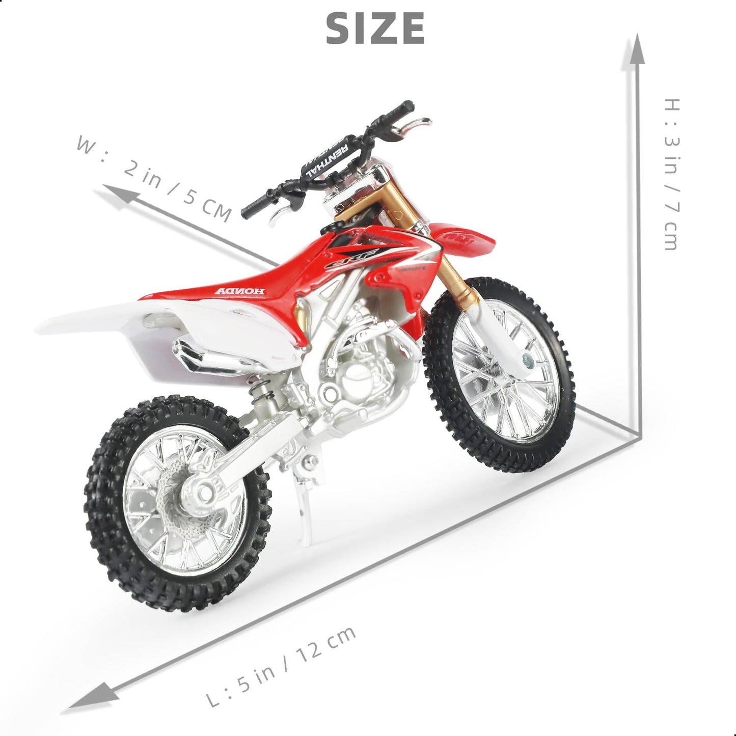 1:12 Scale Dirt Bike compatible for Kawasaki KX450F Motorcycle Model Mini Supercross Motorcross Moto Model Collection or Gift for Adult Kid Boy (Green)