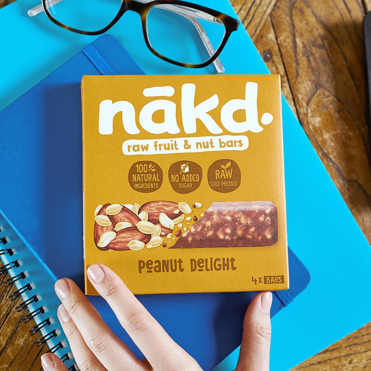 Nakd Bakewell Tart Natural Fruit & Nut Bars - Vegan - Gluten Free - Healthy Snack, 35 g (Pack of 18)