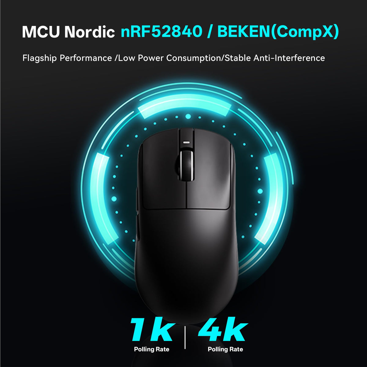 ATK VXE R1 Pro Wireless Gaming Mouse - Black