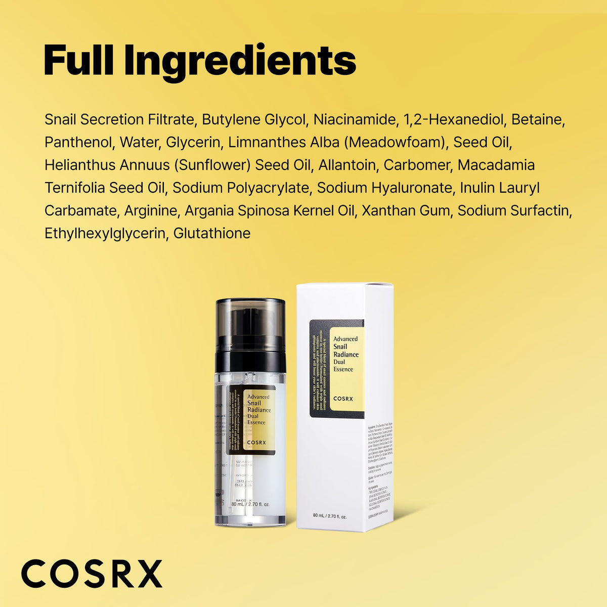COSRX Advanced Snail 92 All in One Cream 100g, Facial Gel Moisturiser