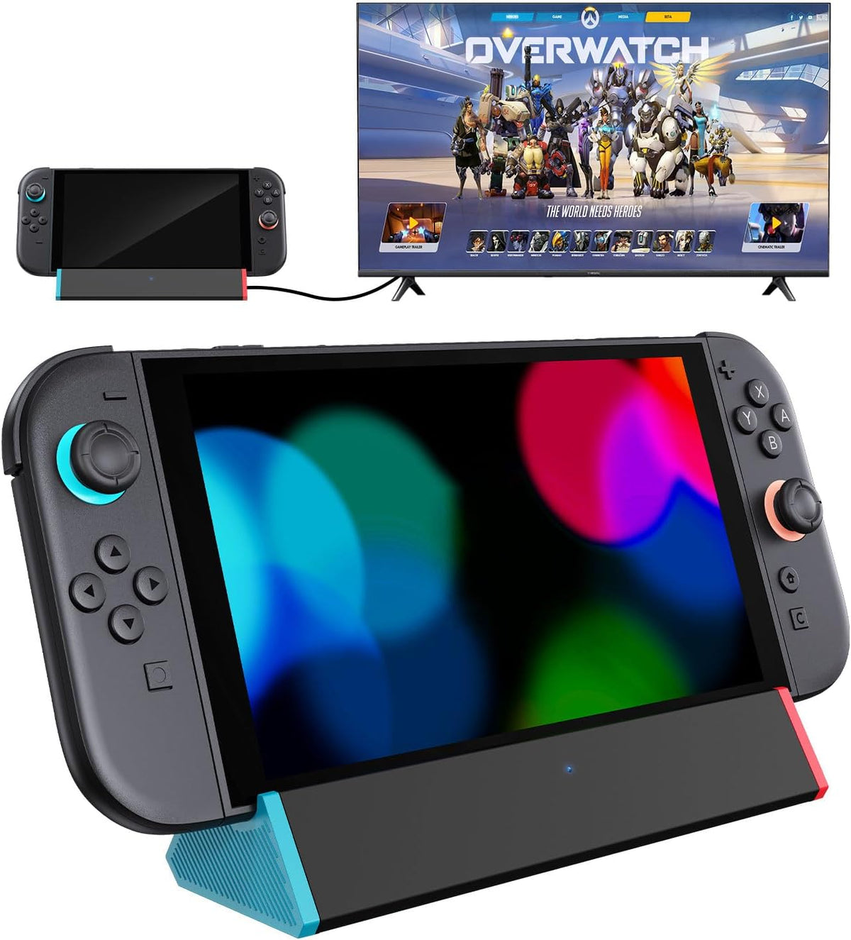 SIWIQU Switch 2 TV Dock, 4K@120Hz Output