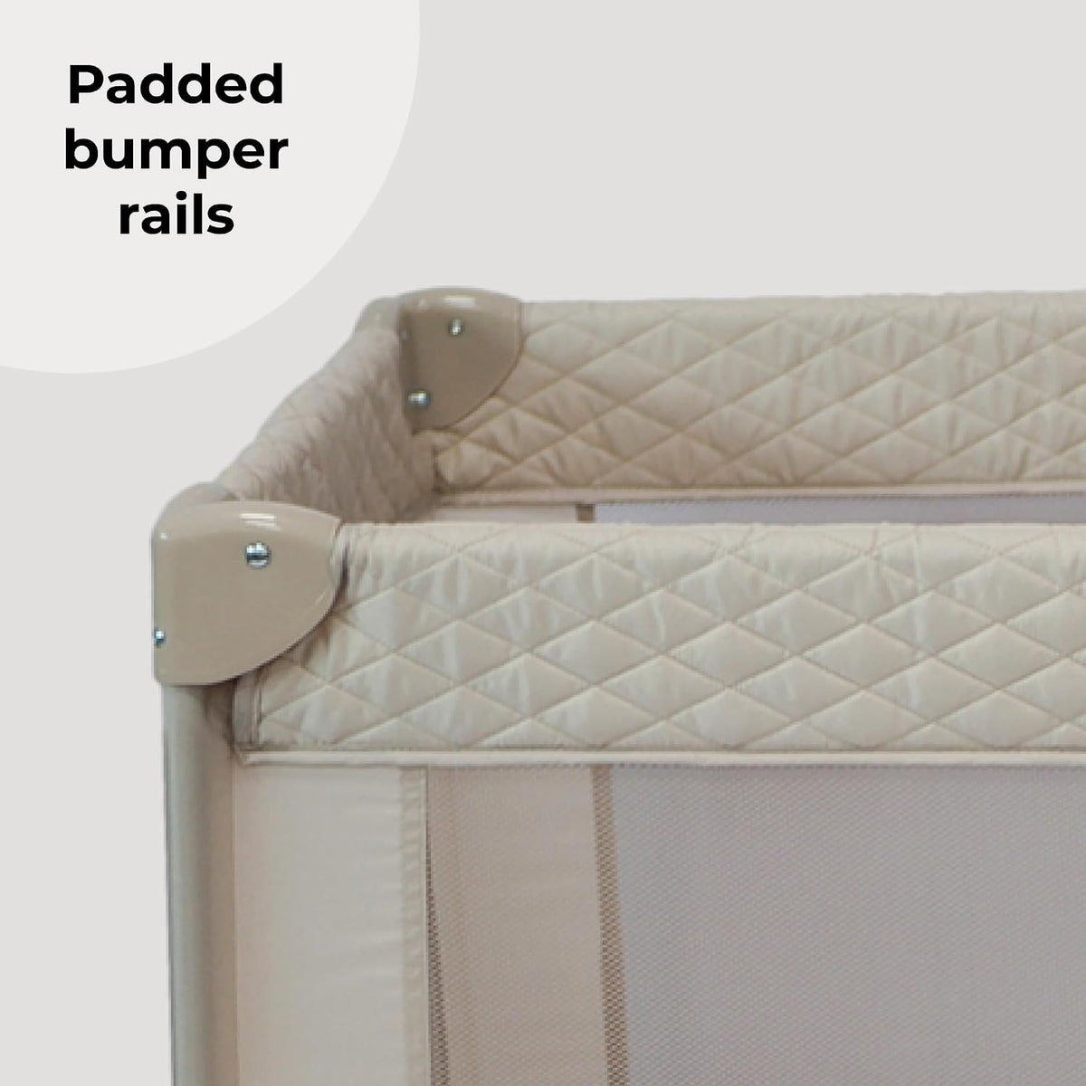 My Babiie MBTC1 Travel Cot from Birth to 15kg - Ivory