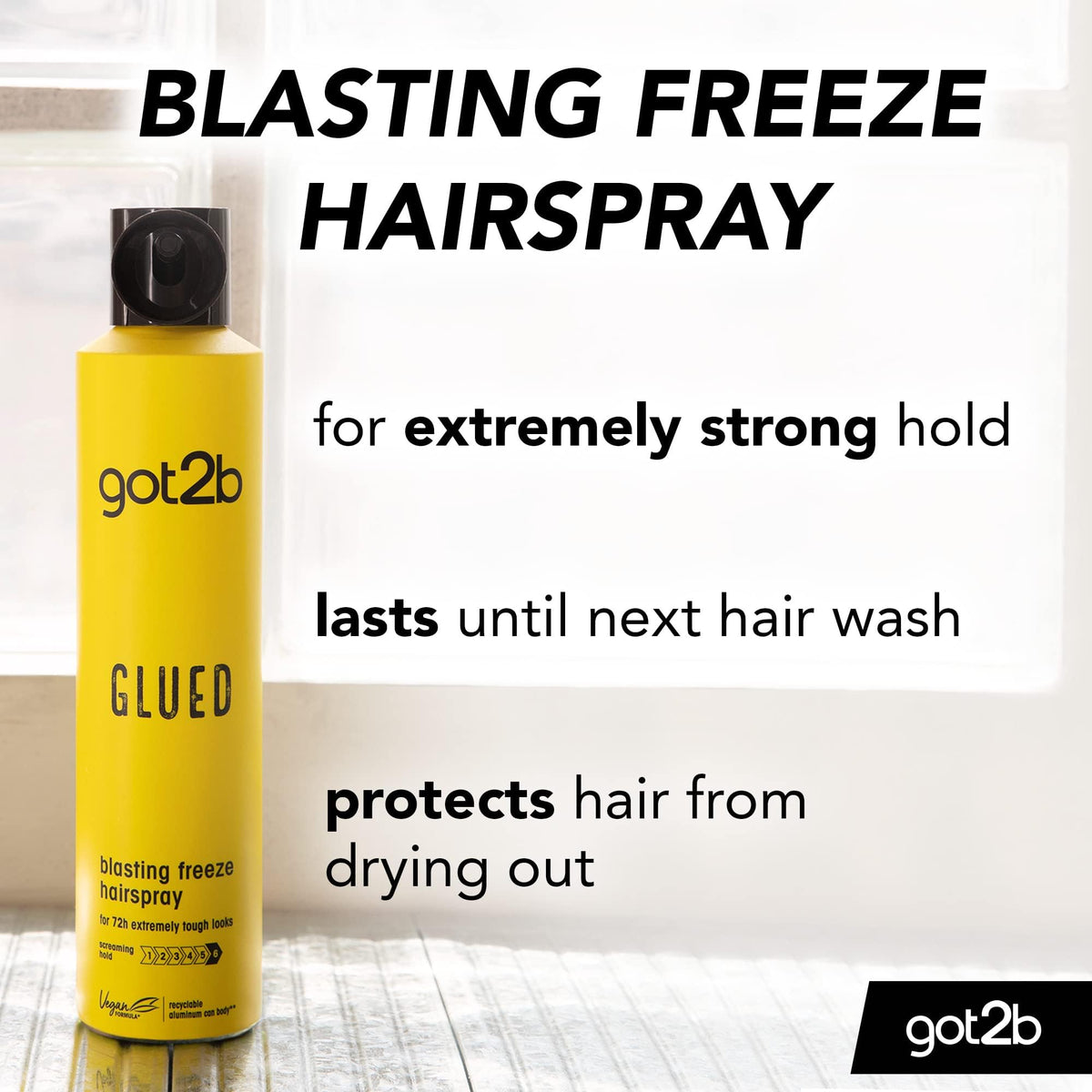 got2b Glued Blasting Freeze Hairspray, 300ml