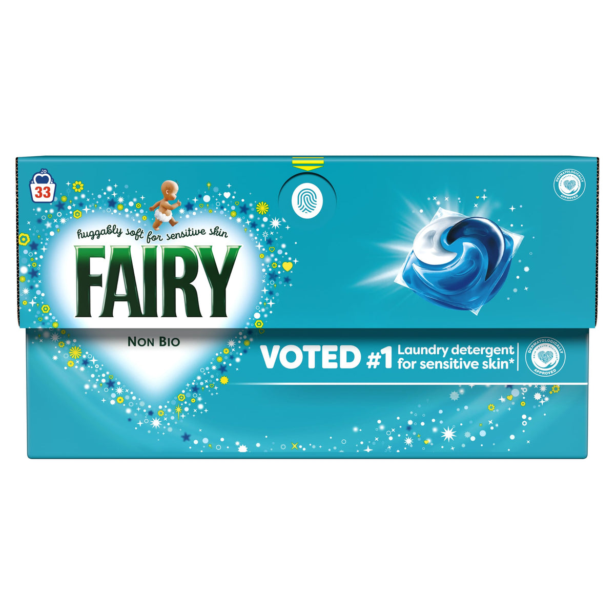 Fairy Non Bio Washing Liquid Pods, 85ct